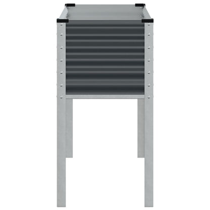 vidaXL Jardinière anthracite 100x41x90 cm acier