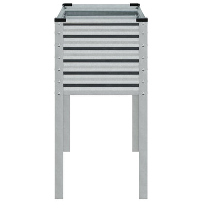vidaXL Jardinière 100x41x90 cm acier inoxydable