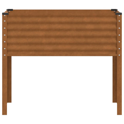 vidaXL Jardinière 100x41x90 cm acier résistant aux intempéries