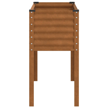 vidaXL Jardinière 100x41x90 cm acier résistant aux intempéries