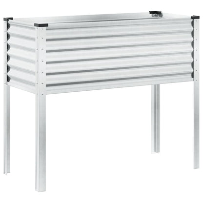 vidaXL Jardinière 100x41x90 cm acier résistant aux intempéries