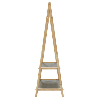 vidaXL Porte-vêtement avec étagères 96x45,5x150,5 cm bambou