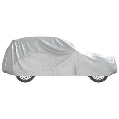 vidaXL Housse de voiture SUV avec sangles à boucle complète argenté M