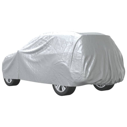 vidaXL Housse de voiture SUV avec sangles à boucle complète argenté XL