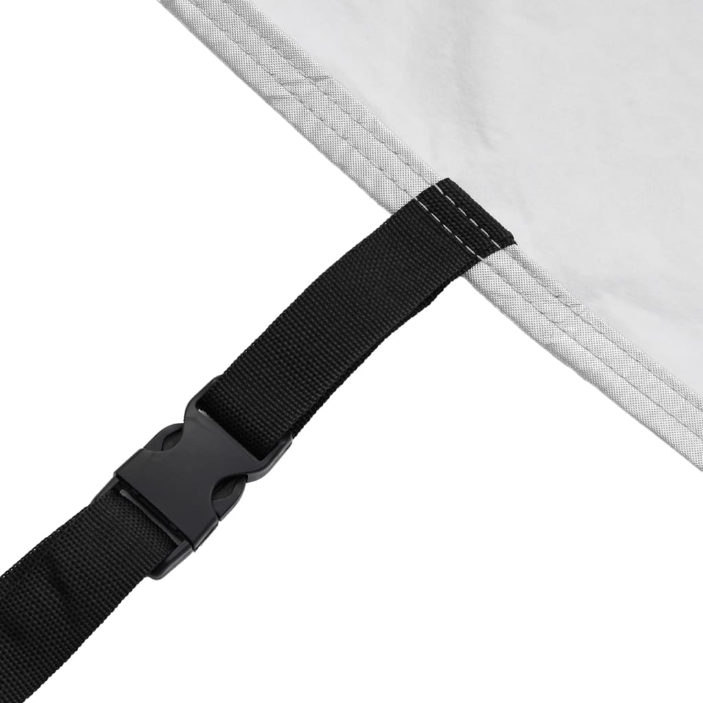 vidaXL Housse de voiture SUV avec sangles à boucle complète argenté XL