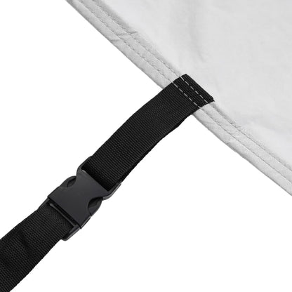 vidaXL Housse de voiture SUV avec sangles à boucle complète argenté XL