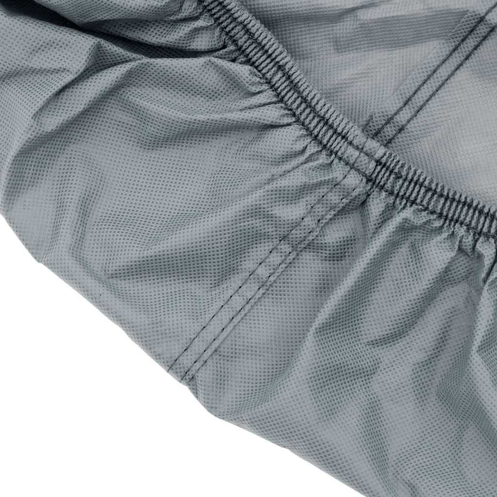 vidaXL Housse de voiture SUV complète gris M tissu non tissé