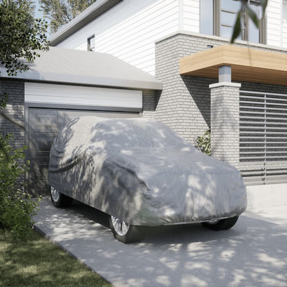 vidaXL Housse de voiture SUV complète gris M tissu non tissé