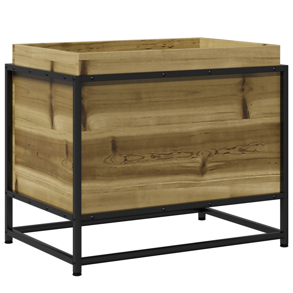 vidaXL Jardinière 60x40x50 cm bois de pin imprégné