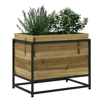 vidaXL Jardinière 60x40x50 cm bois de pin imprégné