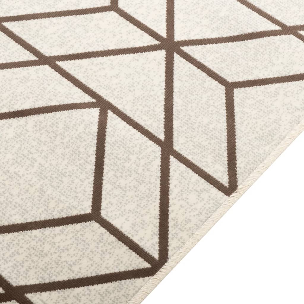 vidaXL Tapis à poils courts multicolore 190x300 cm antidérapant