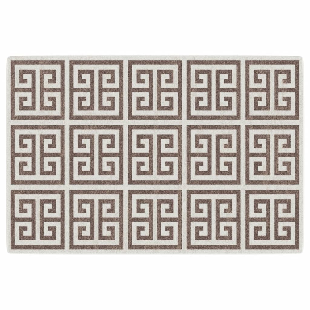 vidaXL Tapis à poils courts multicolore 120x180 cm antidérapant