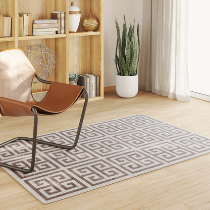 vidaXL Tapis à poils courts multicolore 120x180 cm antidérapant