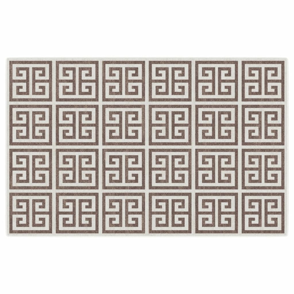 vidaXL Tapis à poils courts multicolore 190x300 cm antidérapant