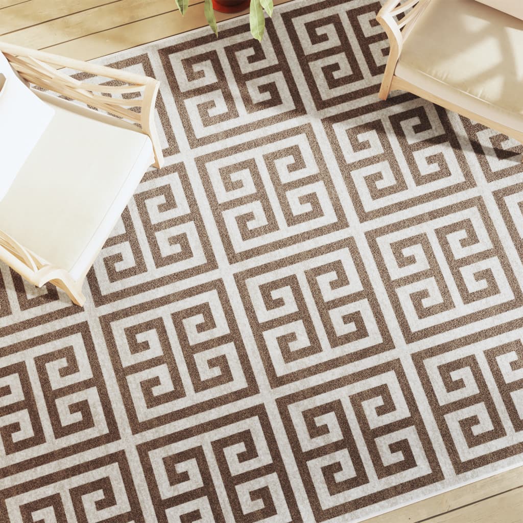 vidaXL Tapis à poils courts multicolore 190x300 cm antidérapant