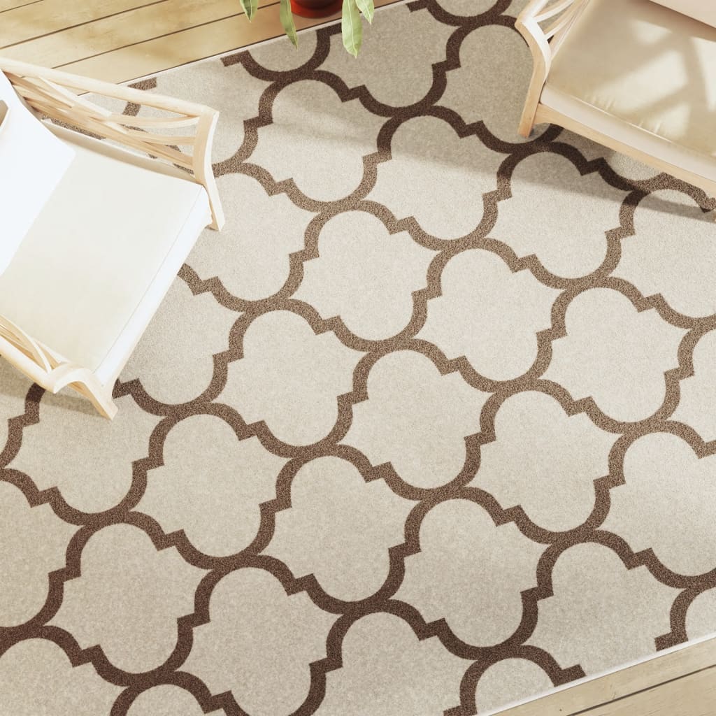vidaXL Tapis à poils courts multicolore 190x300 cm antidérapant