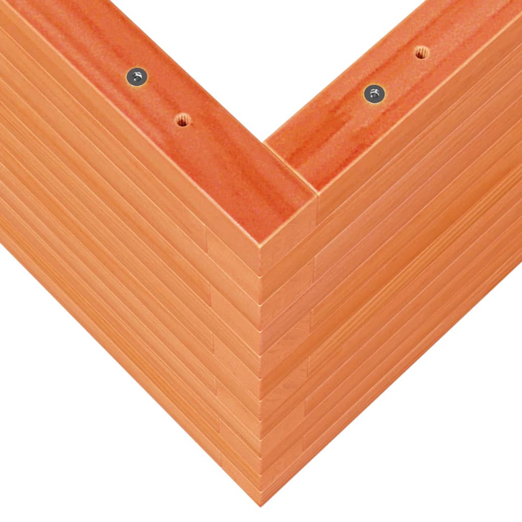 vidaXL Jardinière cire marron 70x40x45,5 cm bois de pin massif