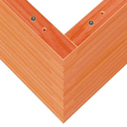 vidaXL Jardinière cire marron 70x40x45,5 cm bois de pin massif