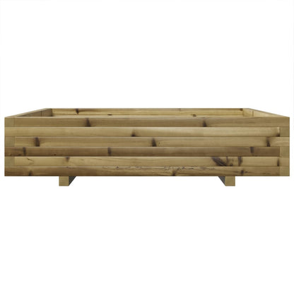 vidaXL Jardinière 110x110x26,5 cm bois de pin imprégné