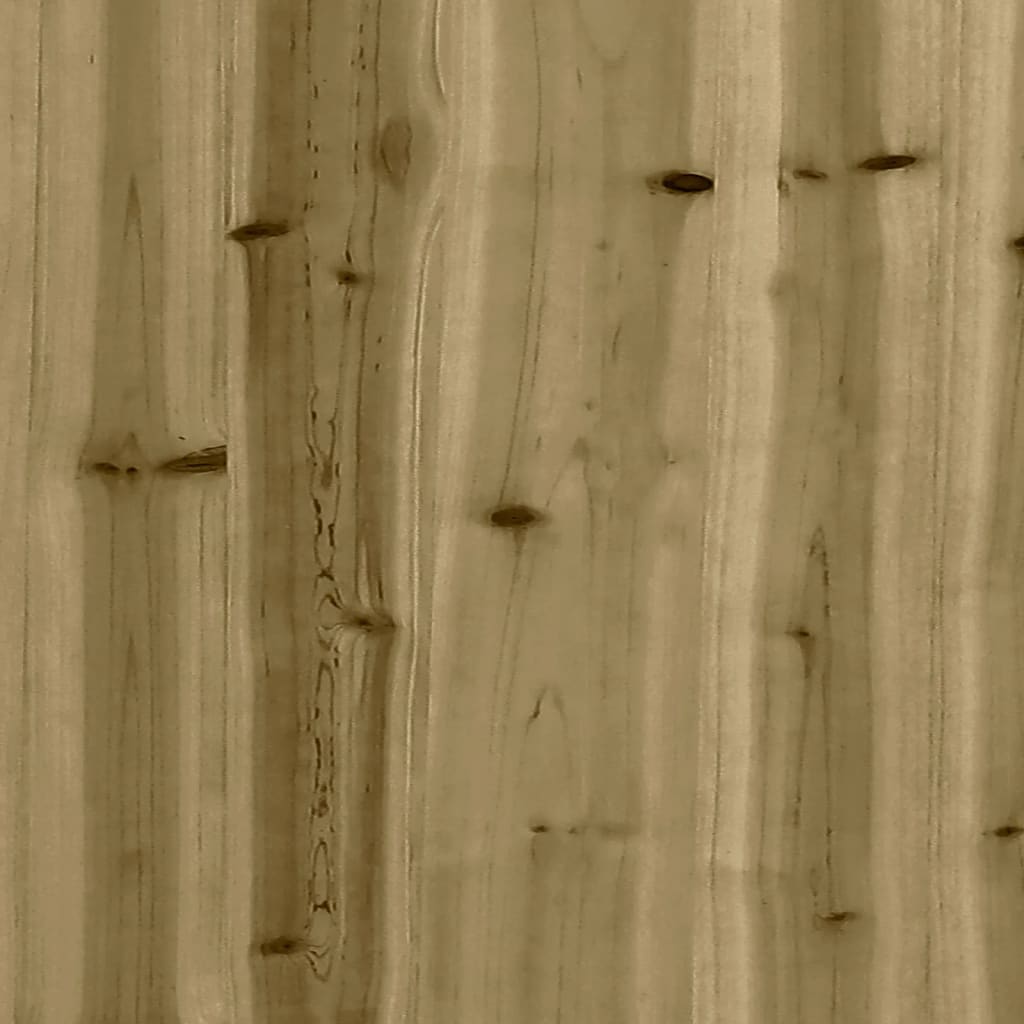 vidaXL Jardinière 110x110x26,5 cm bois de pin imprégné