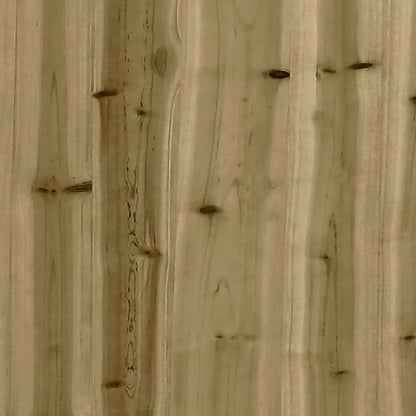 vidaXL Jardinière 110x110x26,5 cm bois de pin imprégné