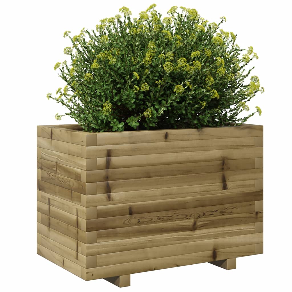 vidaXL Jardinière 70x40x49,5 cm bois de pin imprégné