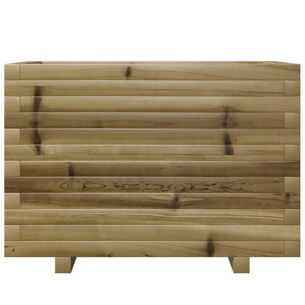 vidaXL Jardinière 70x40x49,5 cm bois de pin imprégné