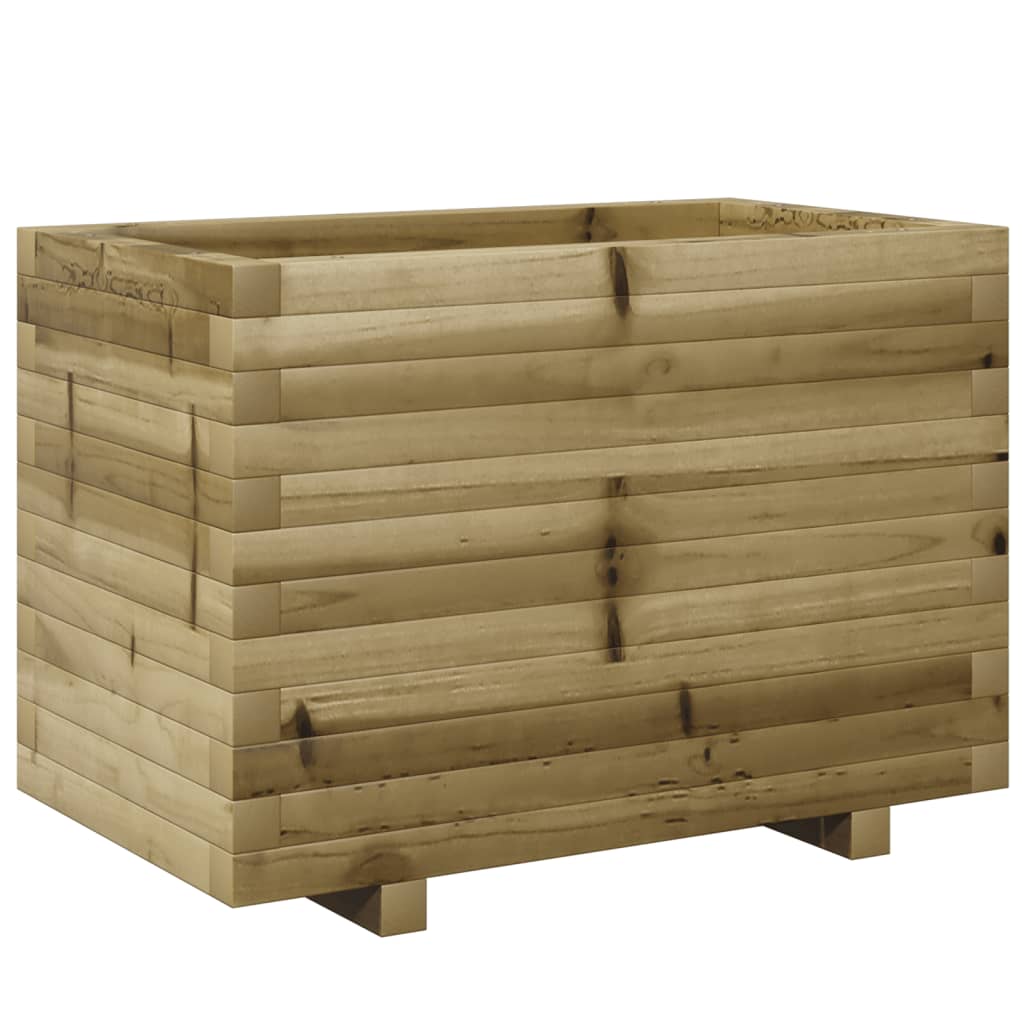 vidaXL Jardinière 70x40x49,5 cm bois de pin imprégné
