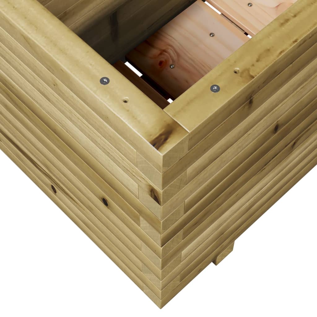 vidaXL Jardinière 70x40x49,5 cm bois de pin imprégné