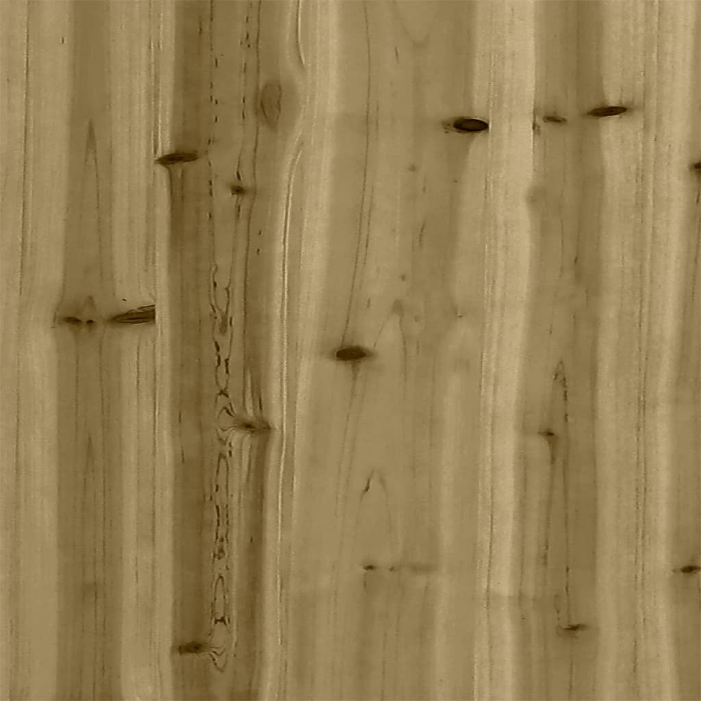 vidaXL Jardinière 70x40x49,5 cm bois de pin imprégné