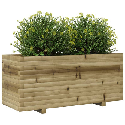 vidaXL Jardinière 110x40x49,5 cm bois de pin imprégné