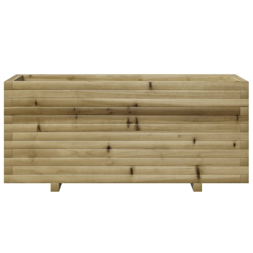 vidaXL Jardinière 110x40x49,5 cm bois de pin imprégné