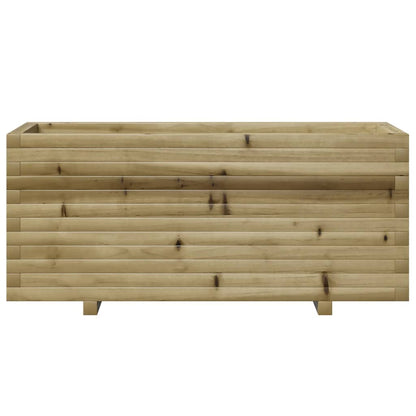 vidaXL Jardinière 110x40x49,5 cm bois de pin imprégné