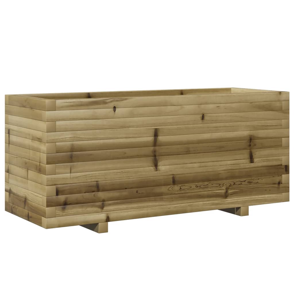 vidaXL Jardinière 110x40x49,5 cm bois de pin imprégné
