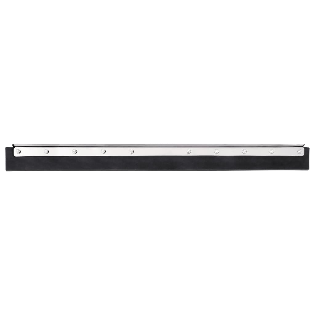 vidaXL Têtes de raclette de sol 5 pcs 75x2x5 cm acier et caoutchouc