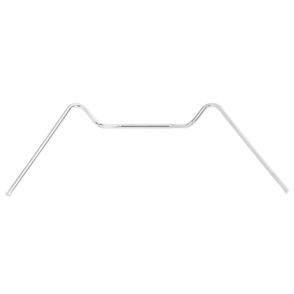 vidaXL Clips pour serre 50 pcs type W acier galvanisé