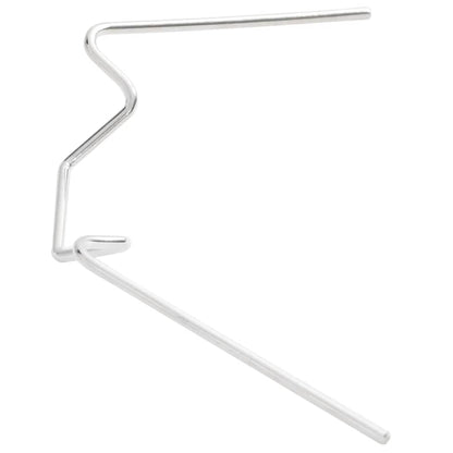 vidaXL Clips pour serre 50 pcs type W acier galvanisé