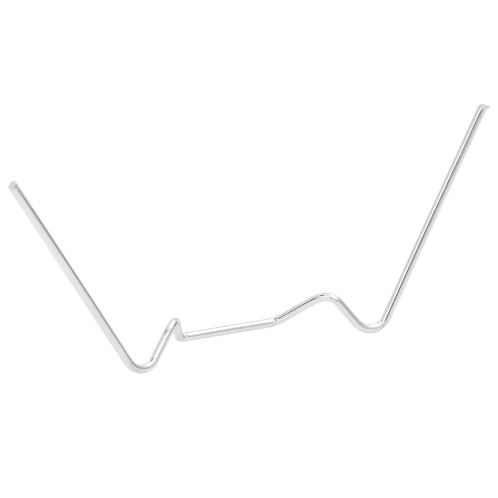 vidaXL Clips pour serre 50 pcs type W acier galvanisé