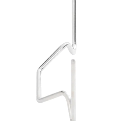 vidaXL Clips pour serre 50 pcs type W acier galvanisé