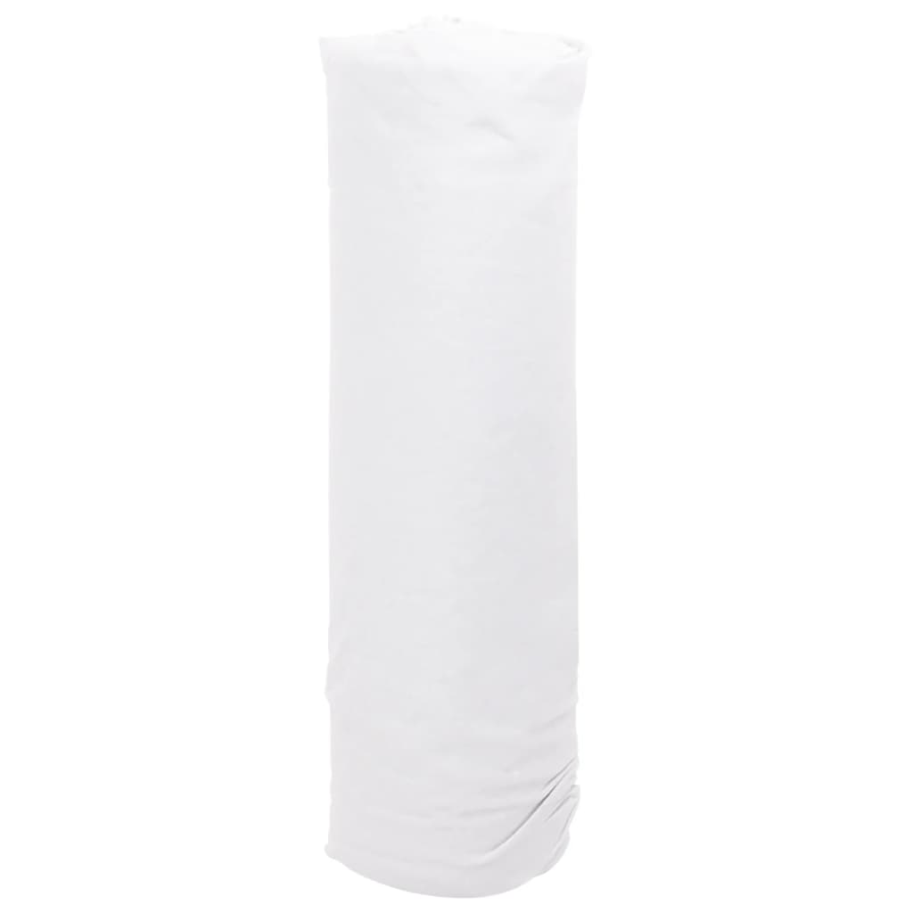 vidaXL Membrane géotextile blanc 1 x 10 m fibre de polyester