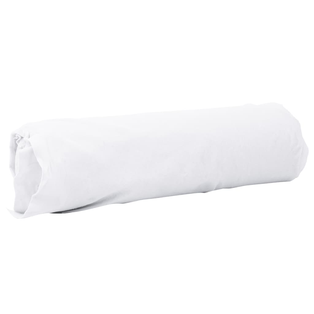 vidaXL Membrane géotextile blanc 1 x 50 m fibre de polyester