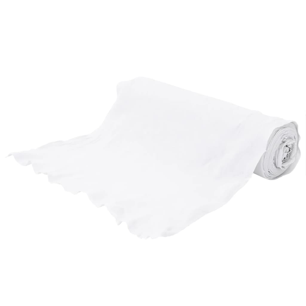 vidaXL Membrane géotextile blanc 1 x 150 m fibre de polyester