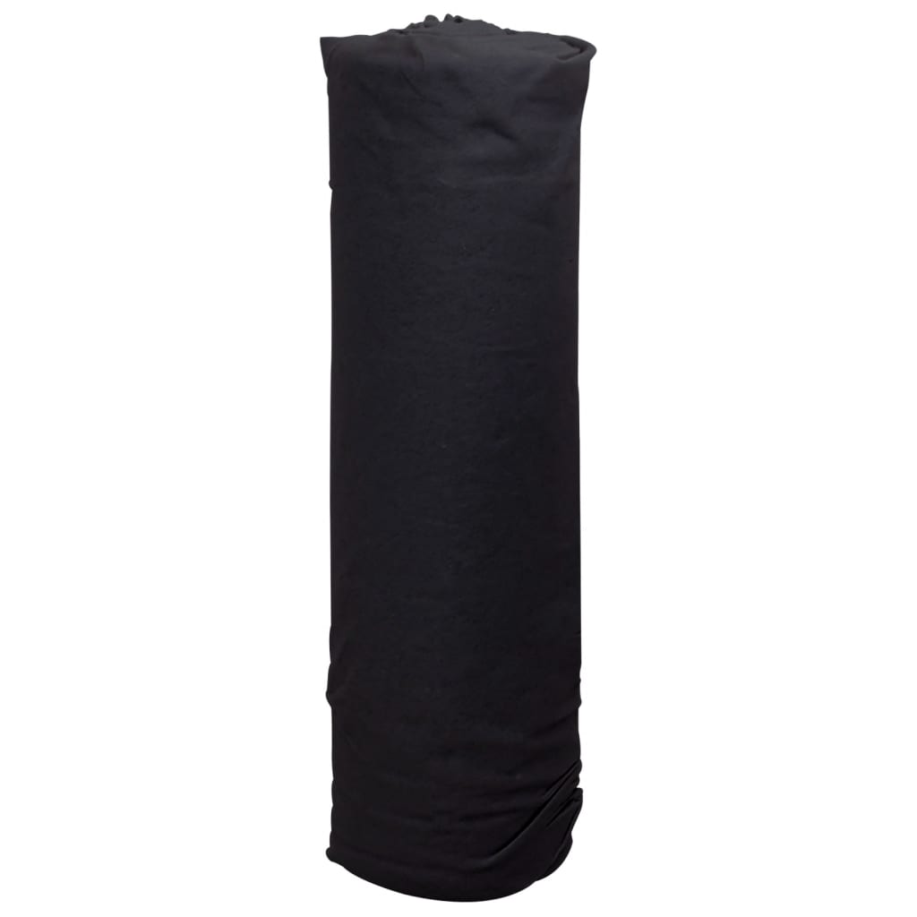 vidaXL Membrane géotextile noir 1 x 150 m fibre de polyester