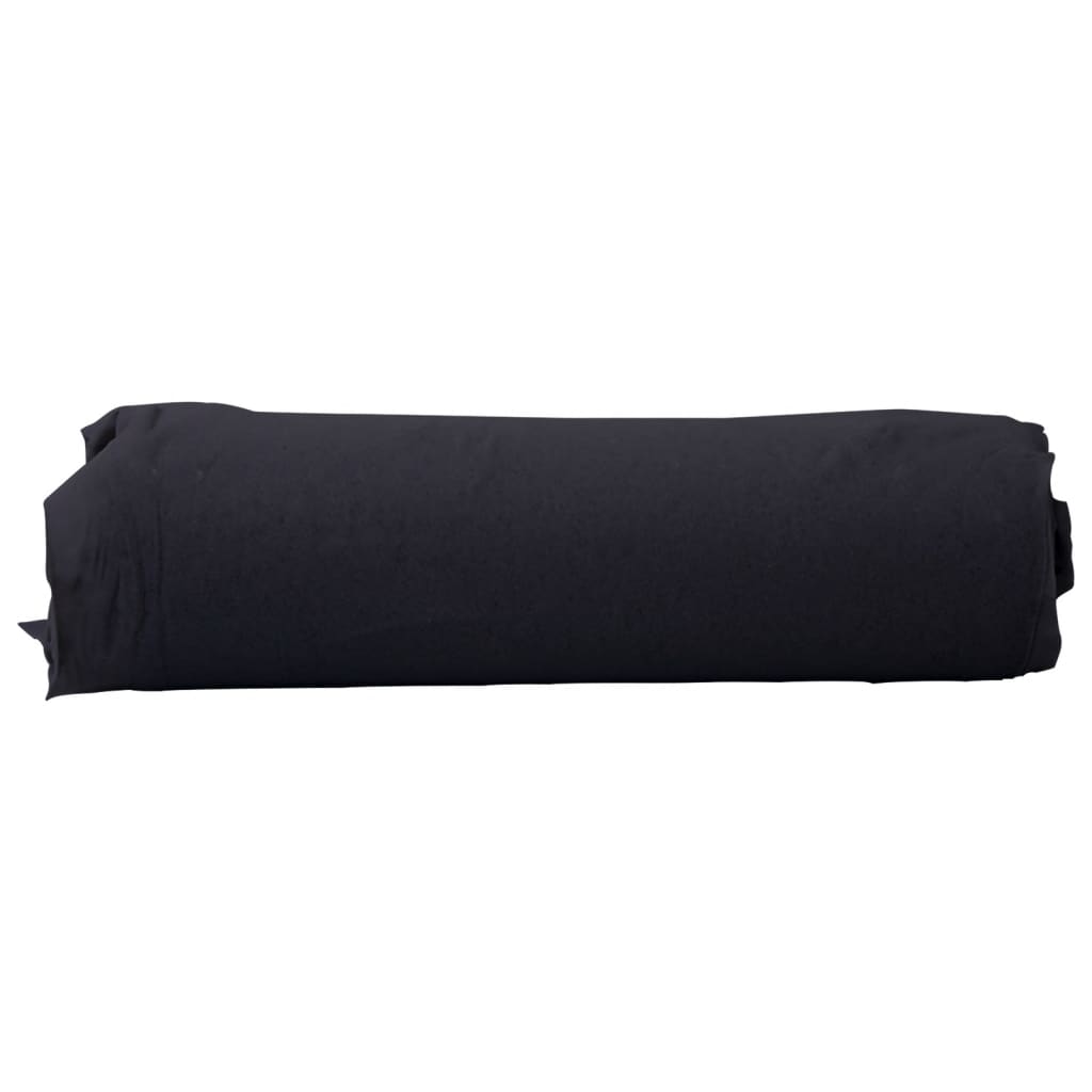 vidaXL Membrane géotextile noir 1 x 150 m fibre de polyester