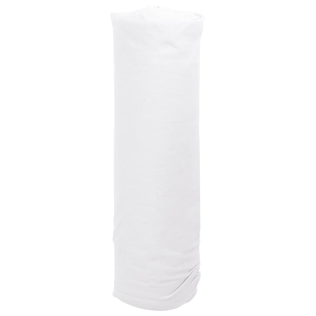 vidaXL Membrane géotextile blanc 1 x 50 m fibre de polyester