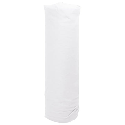 vidaXL Membrane géotextile blanc 1 x 50 m fibre de polyester