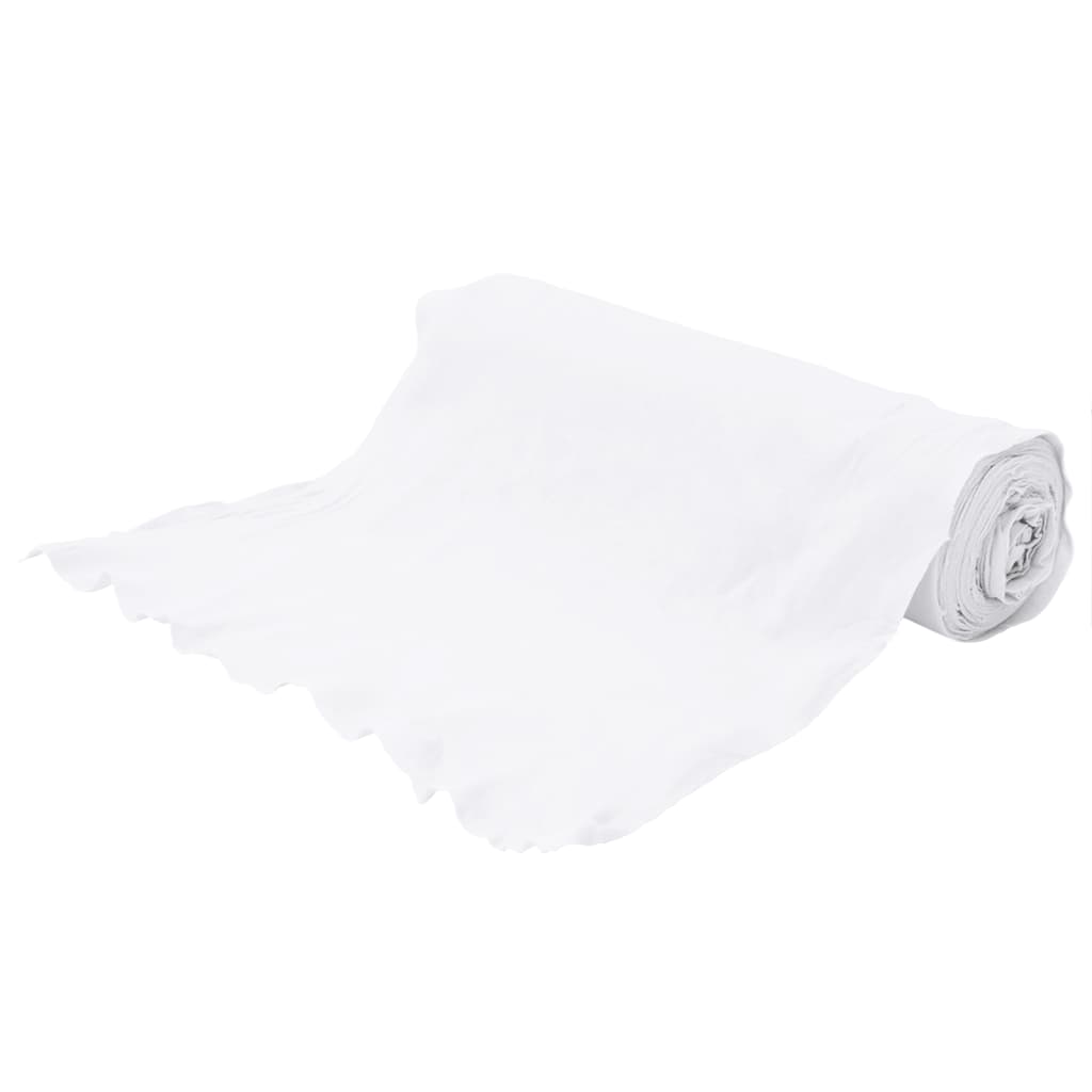 vidaXL Membrane géotextile blanc 1 x 50 m fibre de polyester