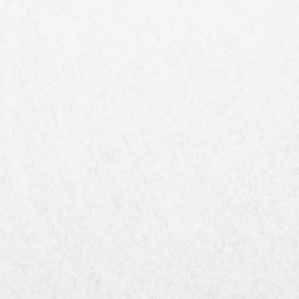 vidaXL Membrane géotextile blanc 1 x 50 m fibre de polyester