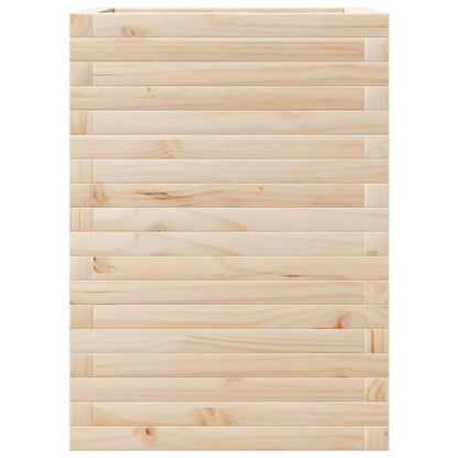 vidaXL Jardinière 50x50x68,5 cm bois de pin massif