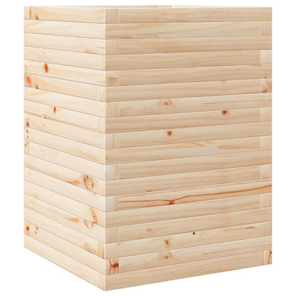 vidaXL Jardinière 50x50x68,5 cm bois de pin massif